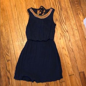 Blue tank top dress